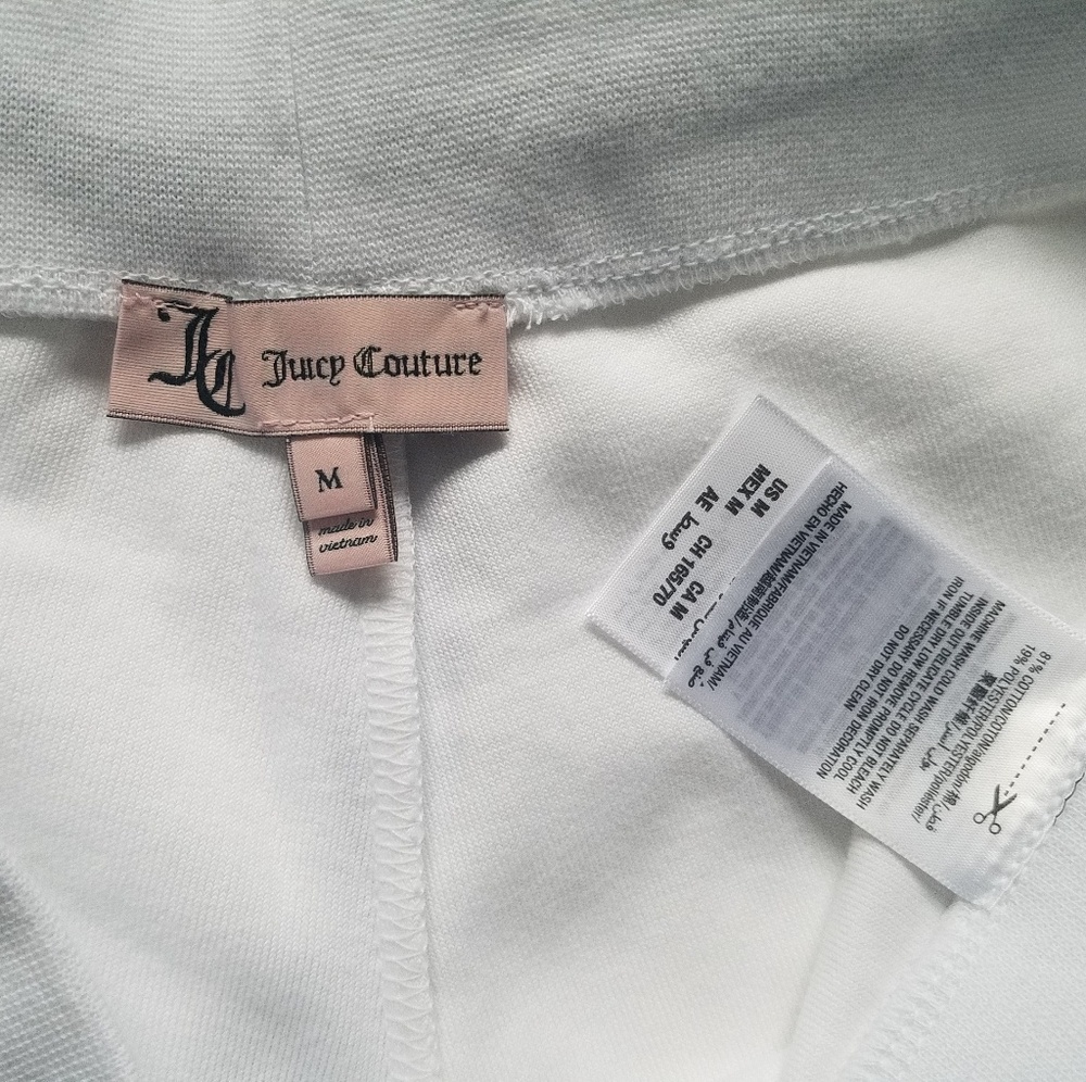 NWT Juicy Couture White Del Ray Lounge Pants - Picture 8 of 8